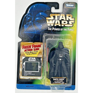 1997 Star Wars Power of The Force Darth Vader Action Figure/Freeze Frame U150